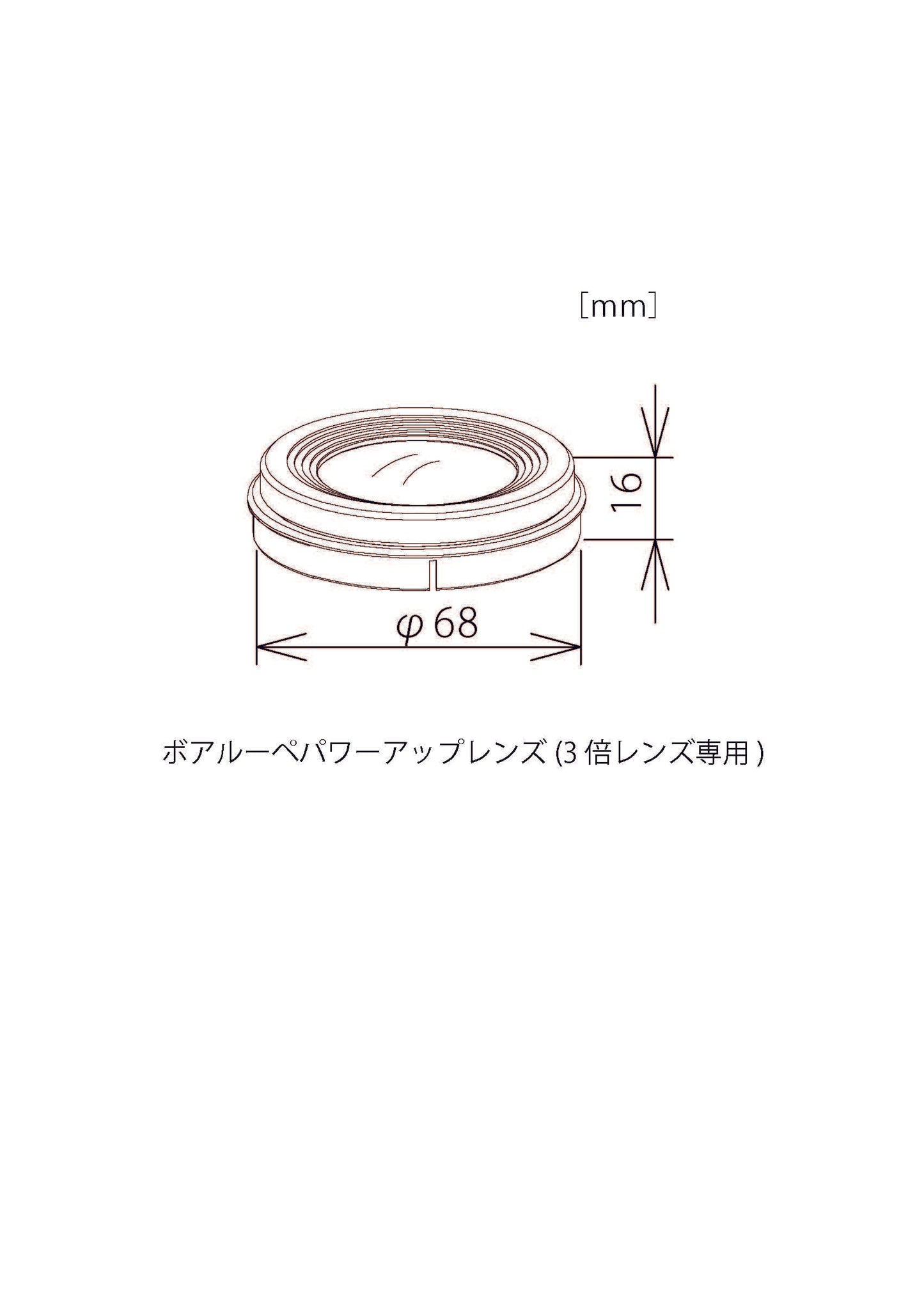 パワーアップレンズ ボアルーペPUL
