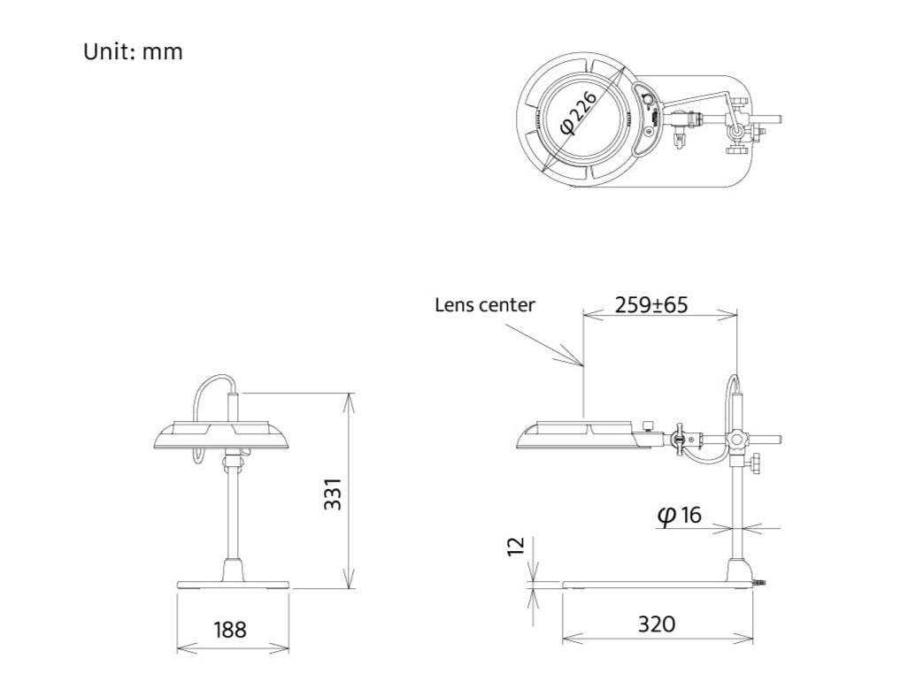 LED照明拡大鏡 ENVL6K-B – オーツカ光学公式オンラインショップ