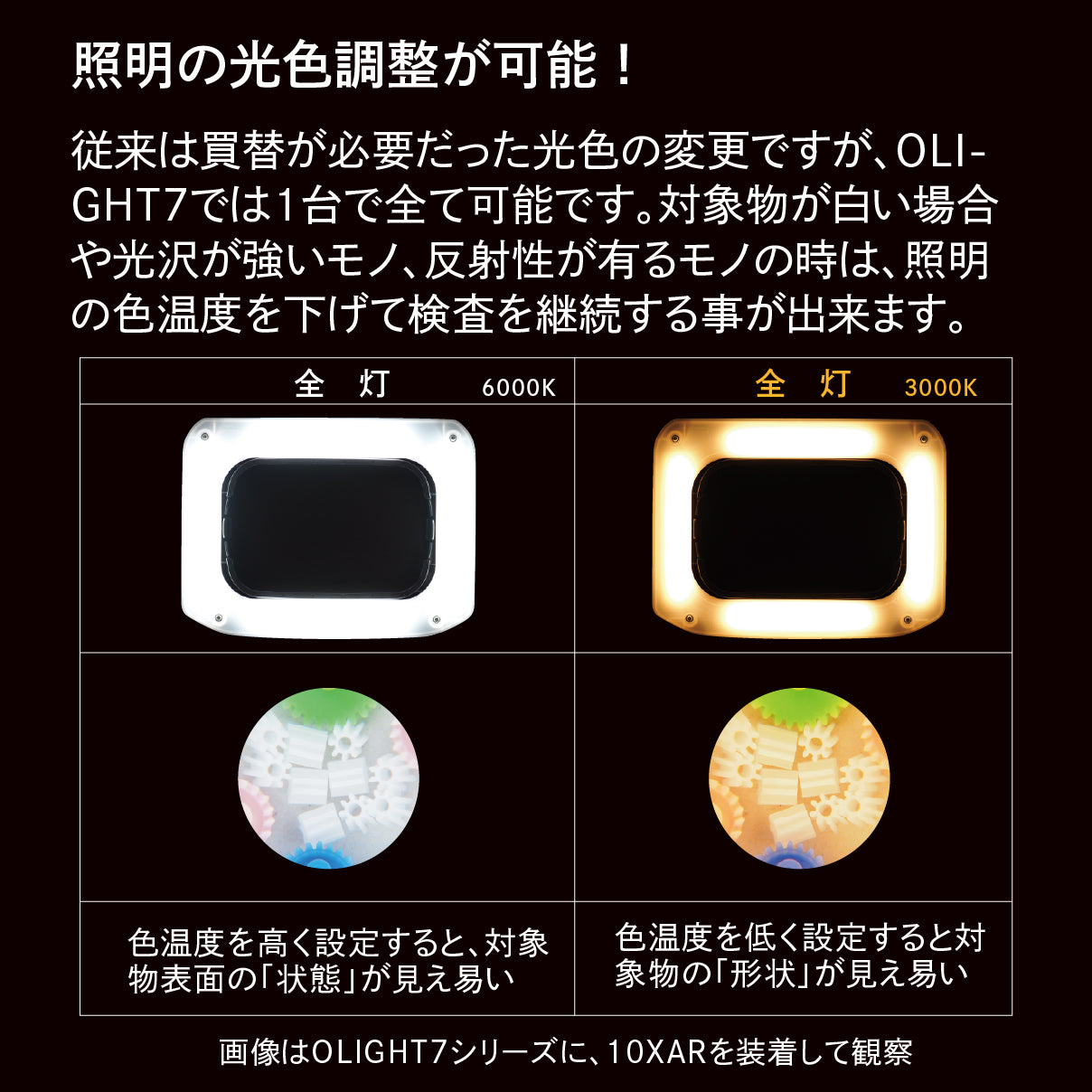 フルスペクトルLED照明拡大鏡 – オーツカ光学公式オンラインショップ